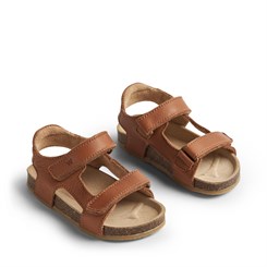 Wheat Corey sandal - Cognac